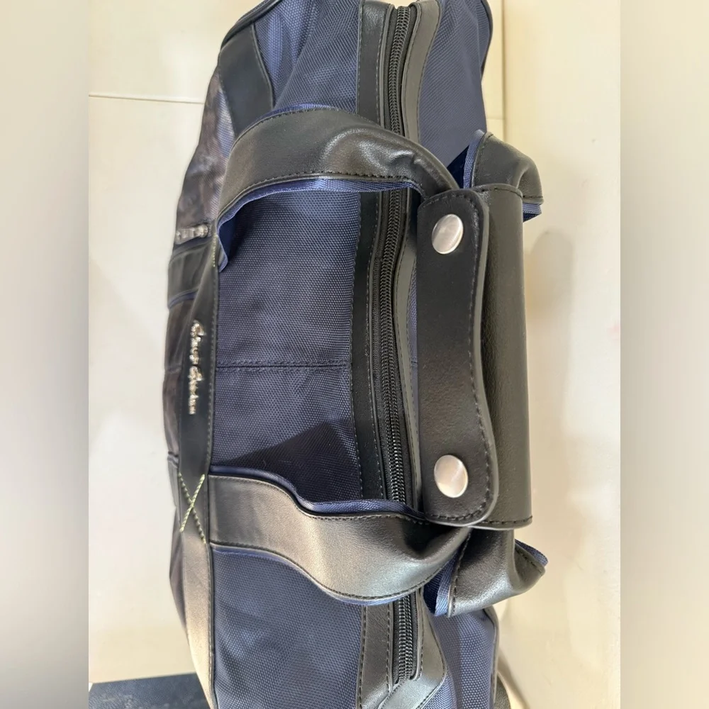 Robert Graham Blue and Black Camouflage Duffel Bag